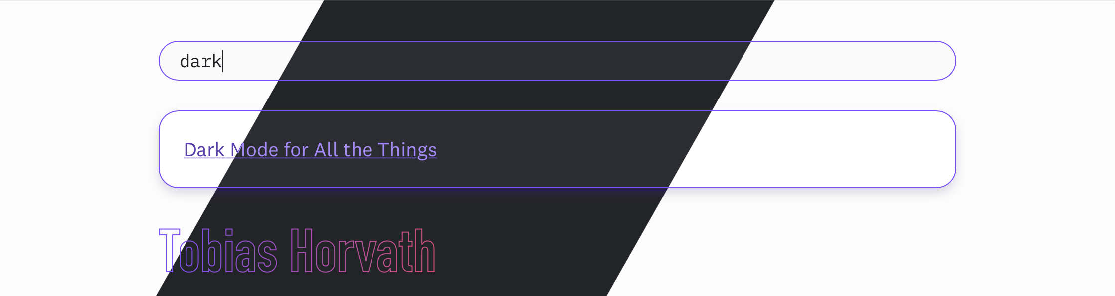 tobyx.com split of light and dark mode